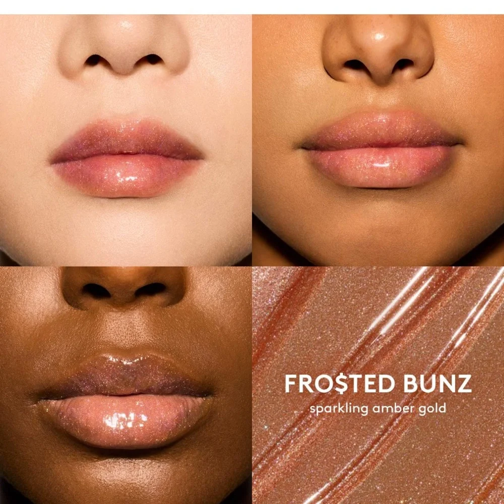 NIB Fenty Beauty Gloss Bomb Oil Luminizing Lip Oil in Shade Frosted Bunz